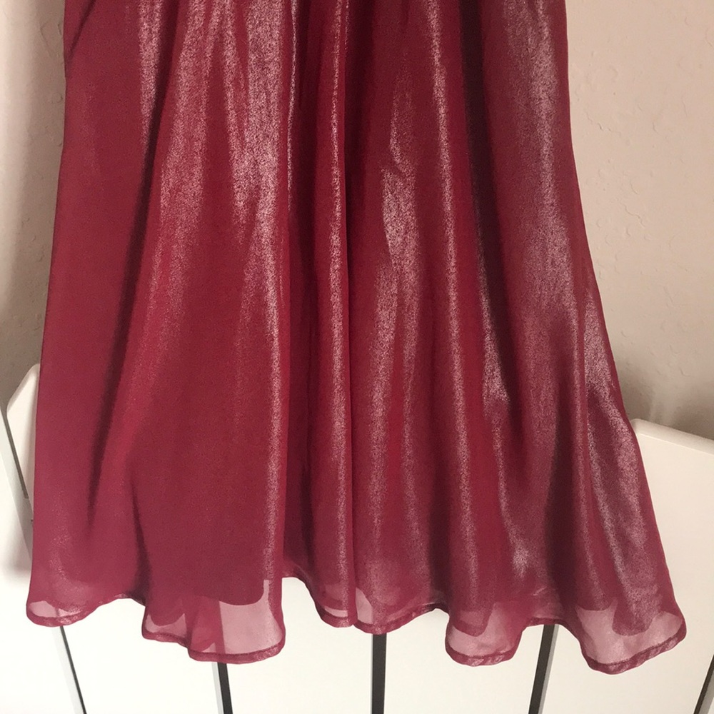 NWT Miami shimmery red dress - Picture 3 of 7